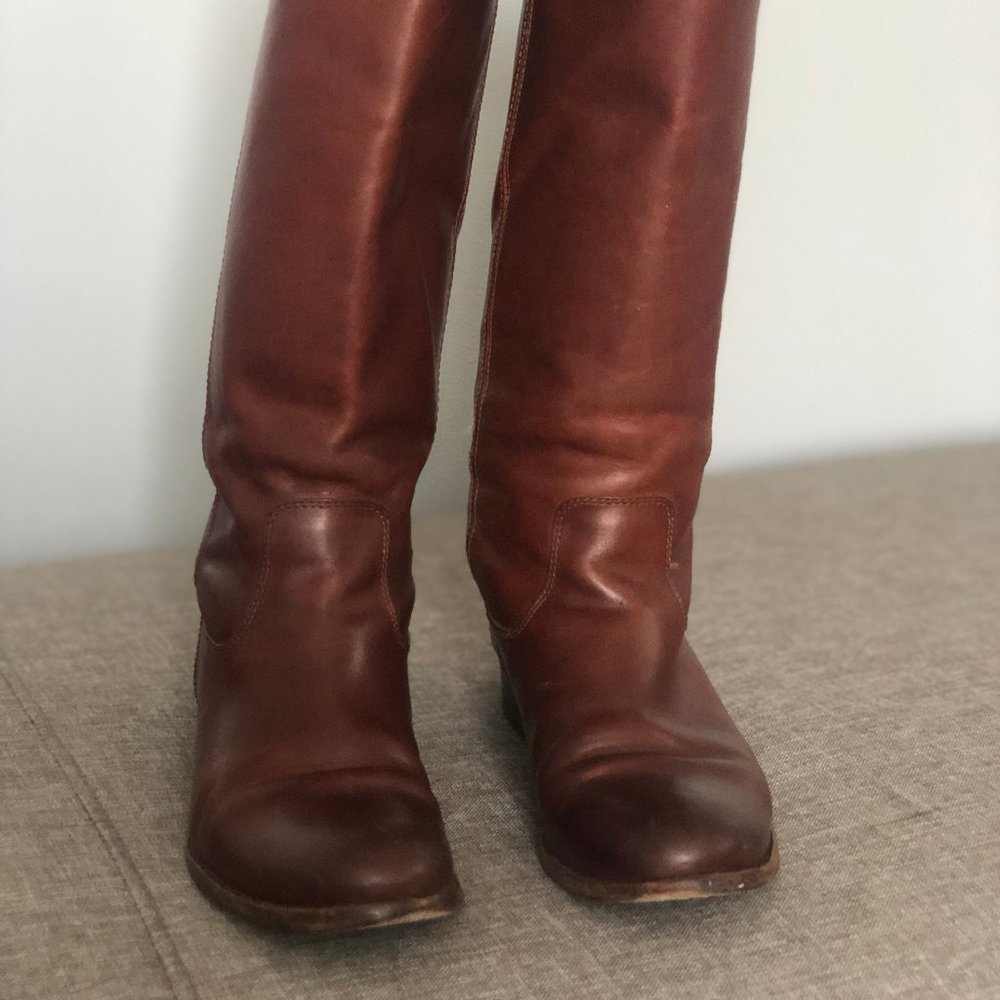 Melissa Button Leather Riding Boot